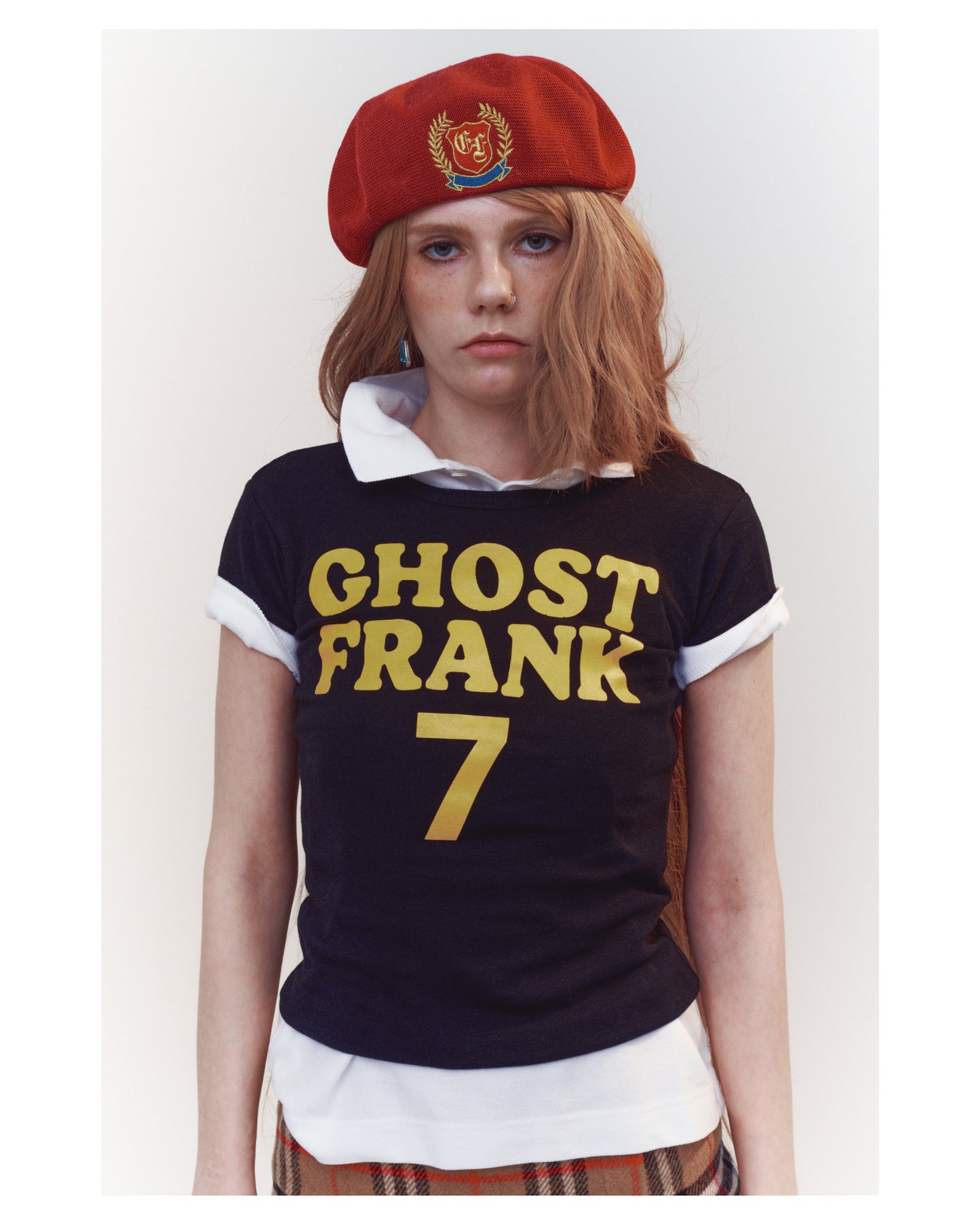 GHOST FRANK SCHOOL LOGO TEE