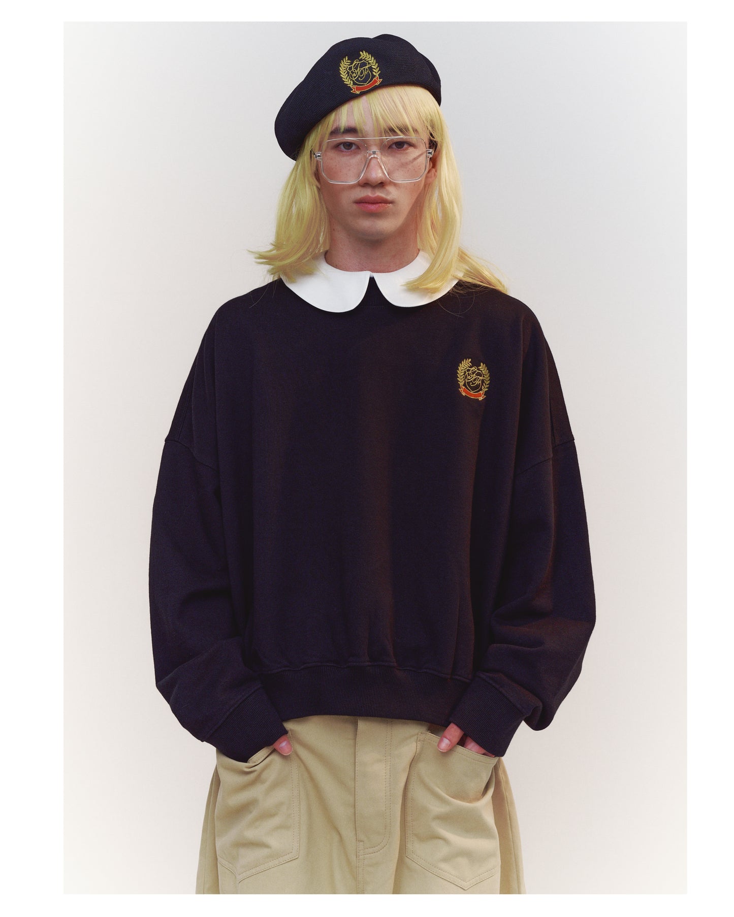 EMBLEM CREW SWEAT