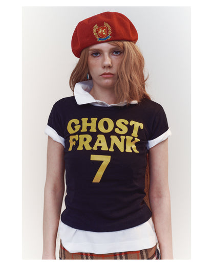 MONOGRAM EMBLEM BERET - BURGUNDY