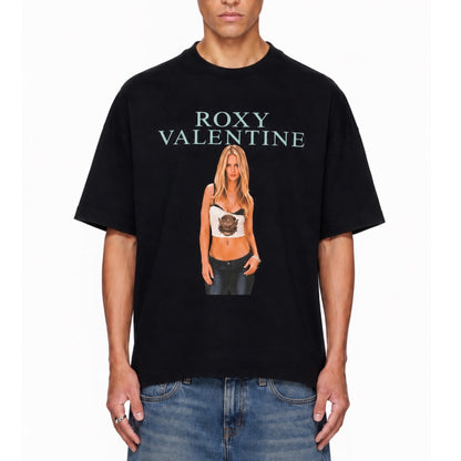 ROXY VALENTINE WORLD TOUR TEE- BLACK