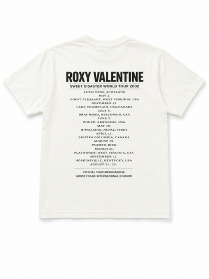 ROXY VALENTINE WORLD TOUR TEE- WHITE