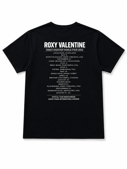 ROXY VALENTINE WORLD TOUR TEE- BLACK