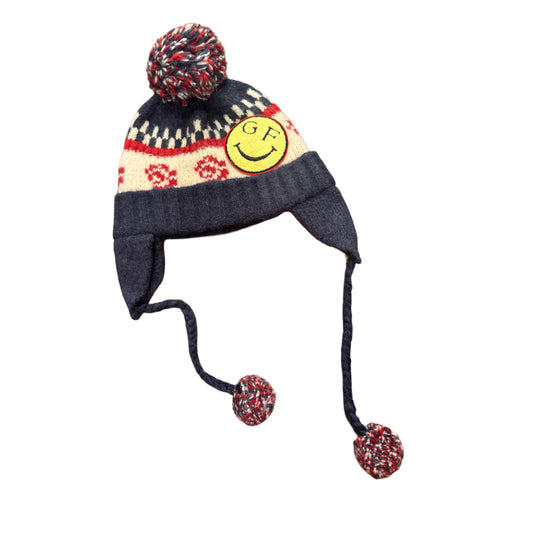 SMILE PATCH KNIT CAP