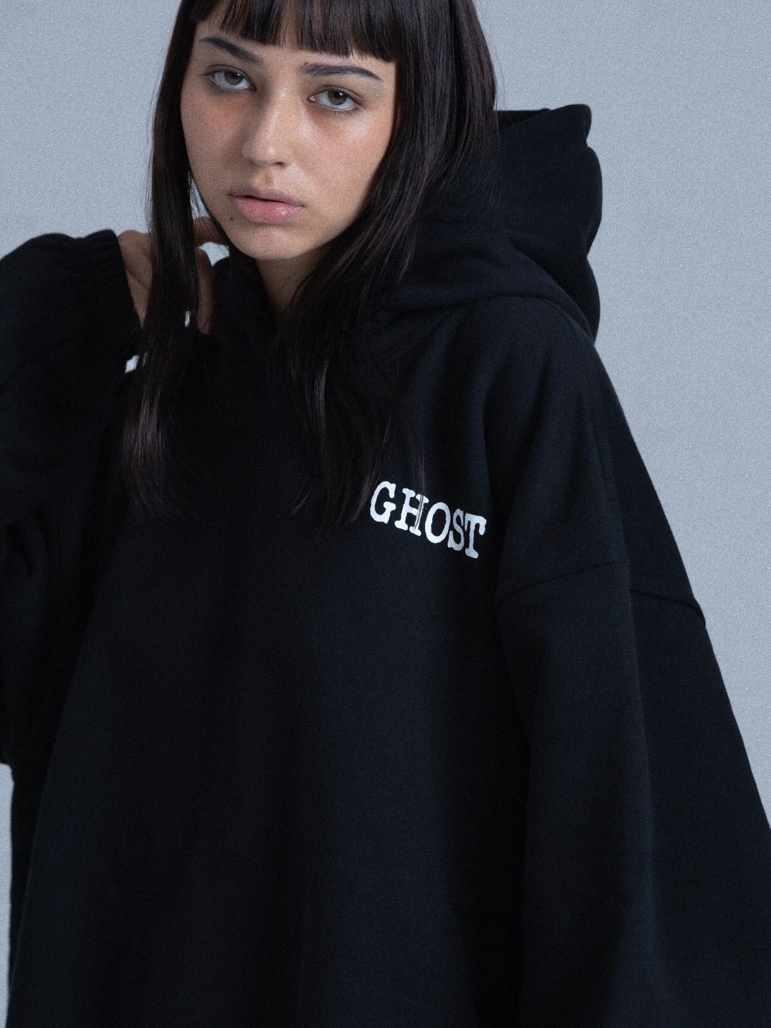 GHOST Short Hoodie