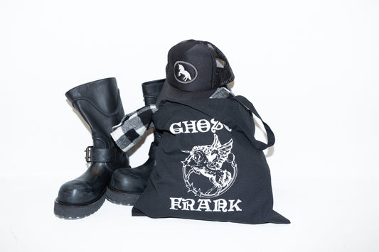 UNICORN TOTE BAG (BLACK) / ユニコーン トートバッグ