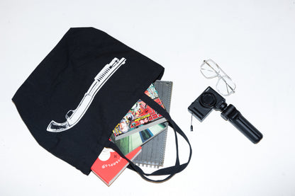 SHOTGUN GRAPHIC TOTE BAG