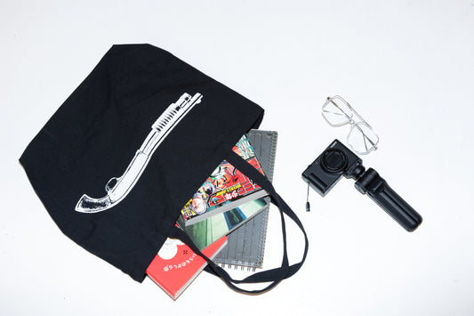 SHOTGUN GRAPHIC TOTE BAG