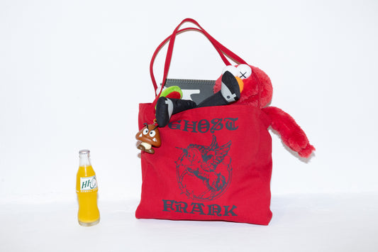 UNICORN TOTE BAG (RED) / ユニコーン トートバッグ